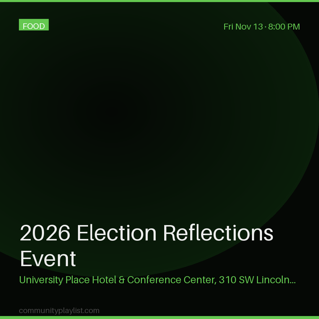 2026 Election Reflections Event