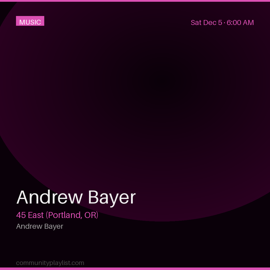 Andrew Bayer