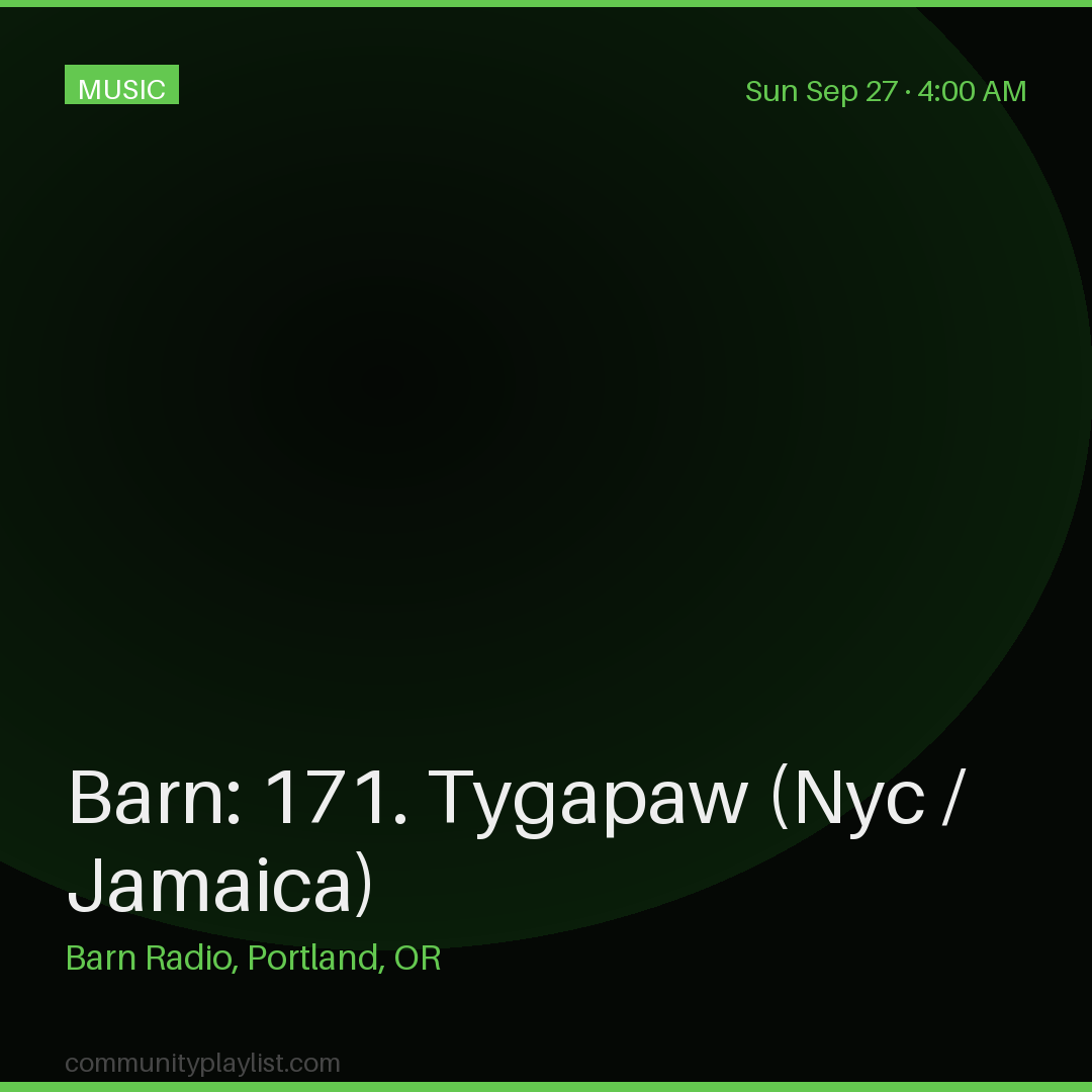 Barn: 171. Tygapaw (Nyc / Jamaica)