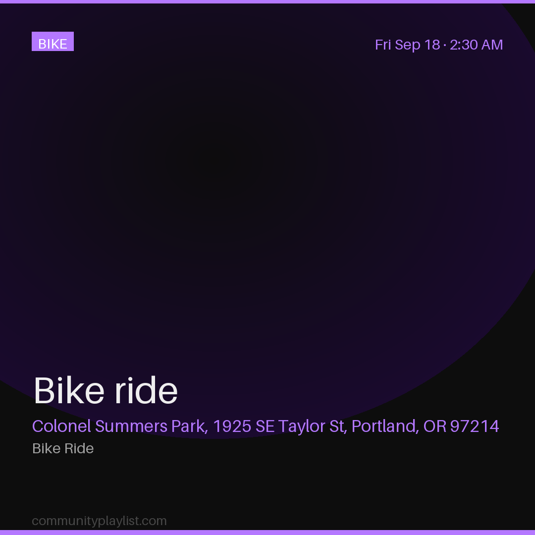 Bike ride