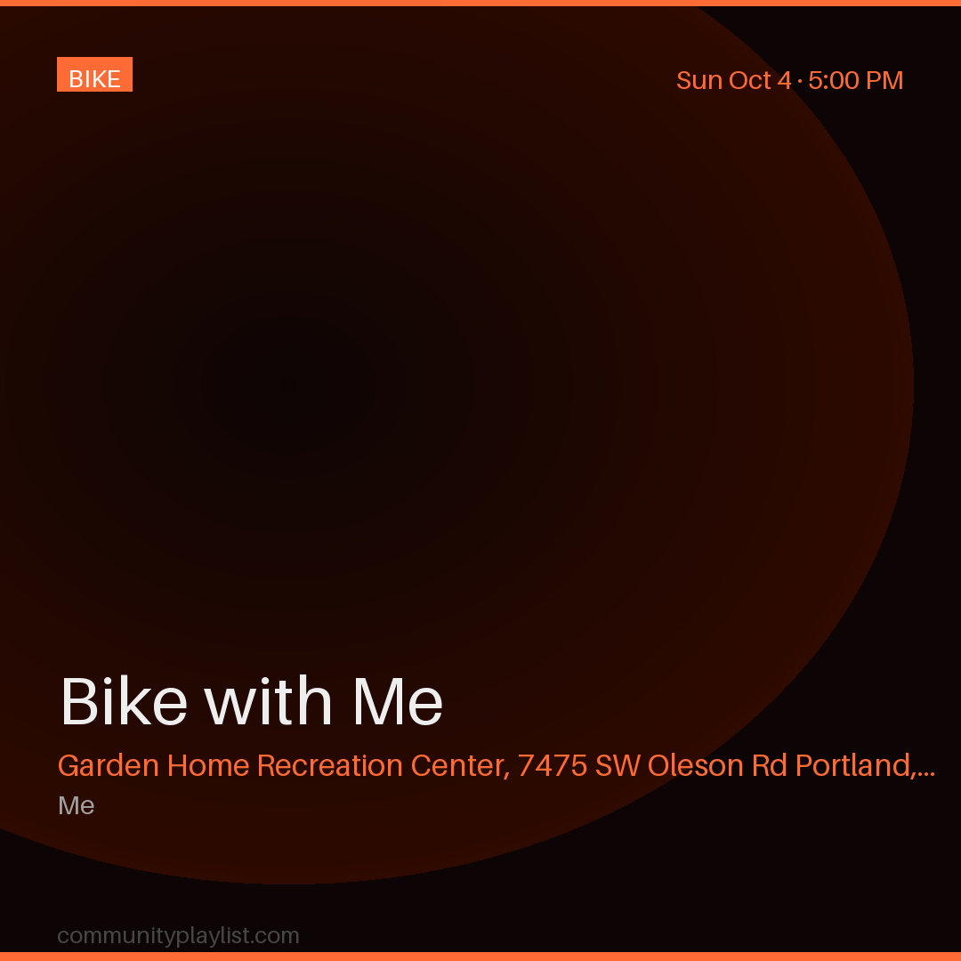 Bike with Me