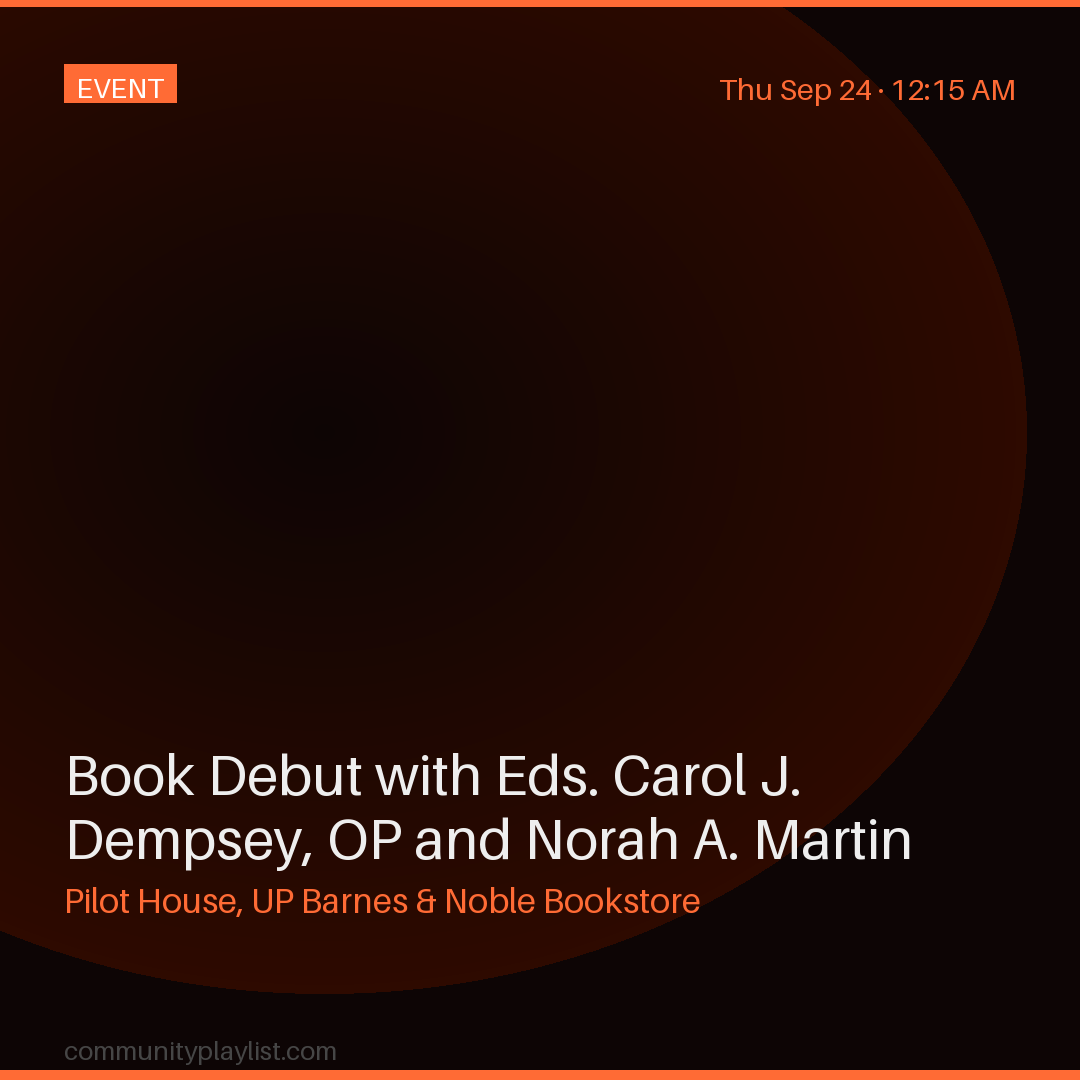 Book Debut with Eds. Carol J. Dempsey, OP and Norah A. Martin