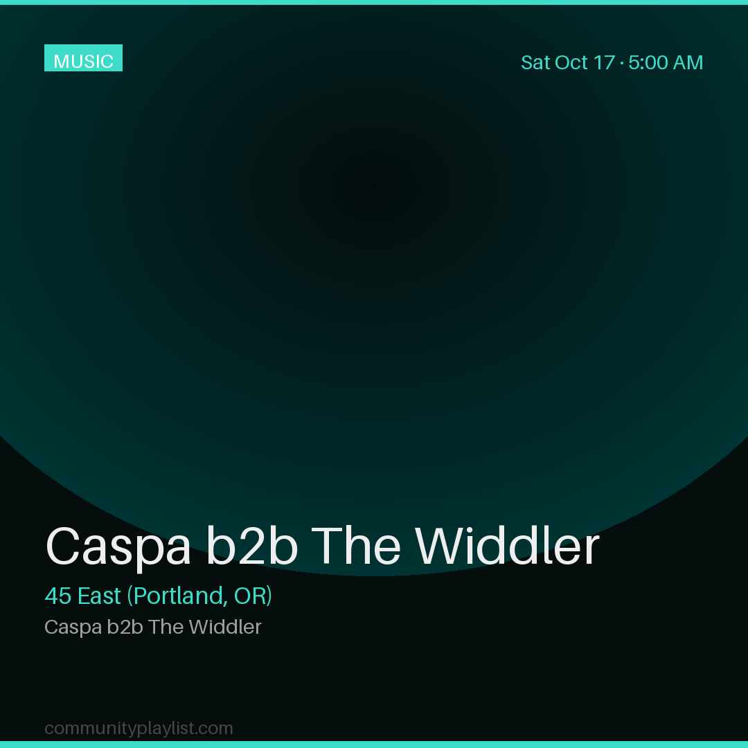 Caspa b2b The Widdler