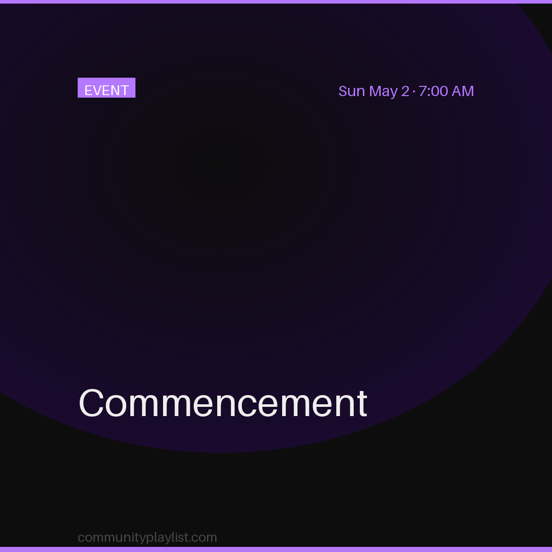 Commencement