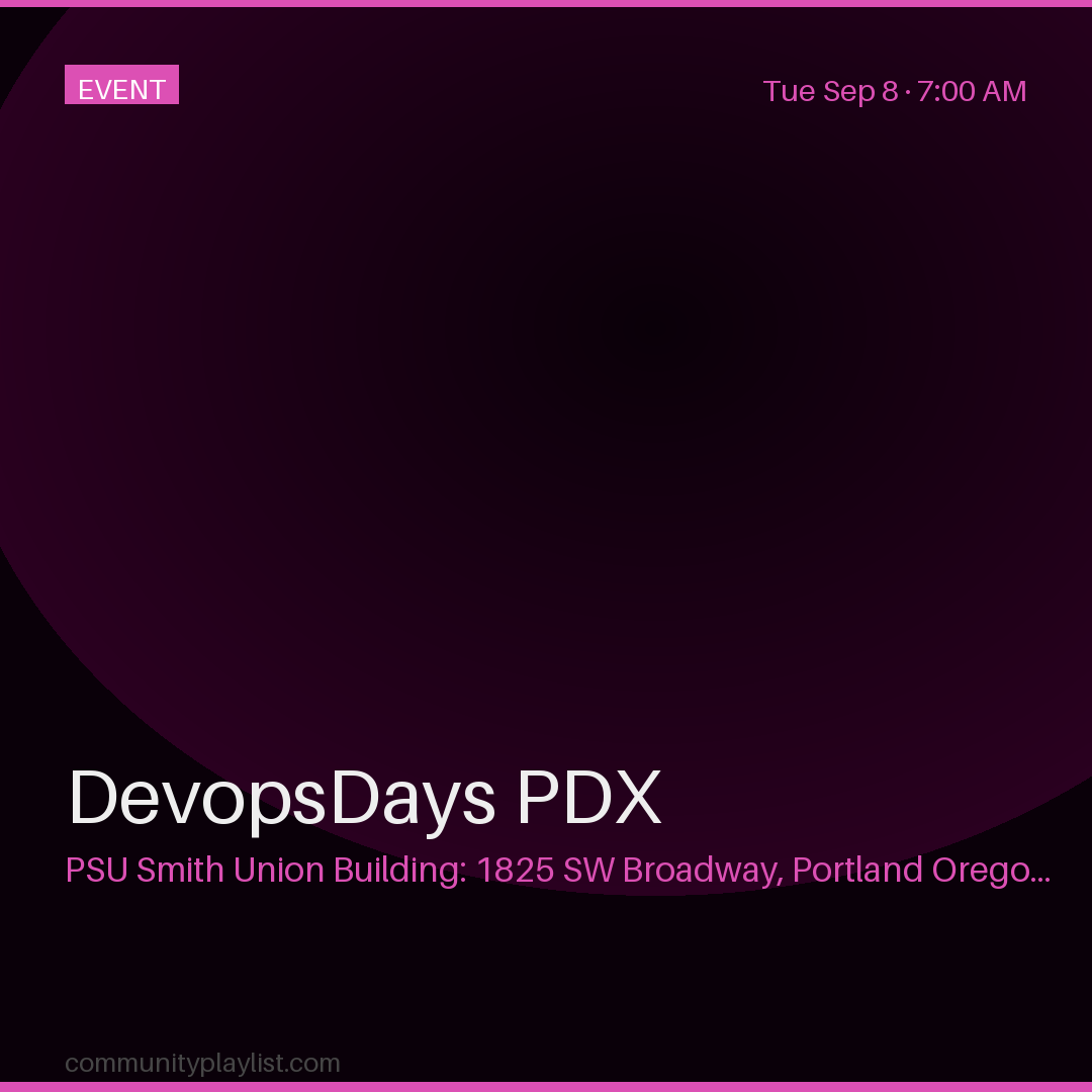 DevopsDays PDX