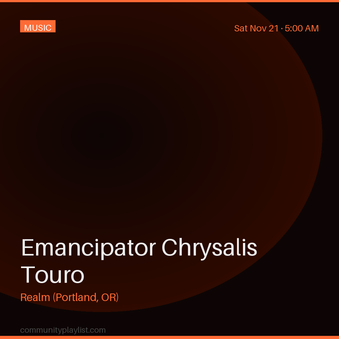 Emancipator Chrysalis Touro