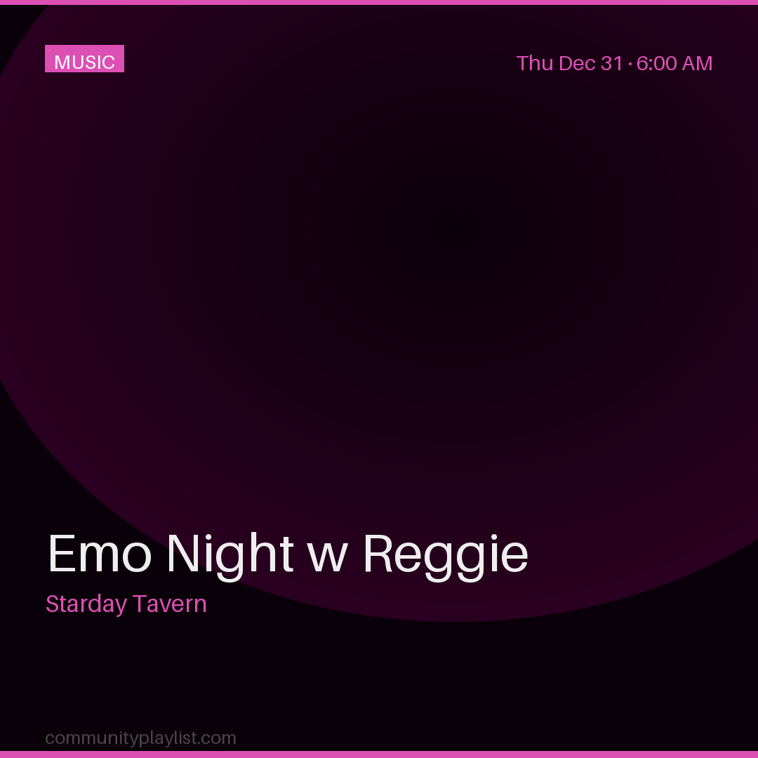 Emo Night w Reggie