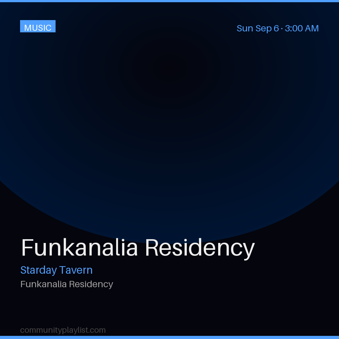 Funkanalia Residency