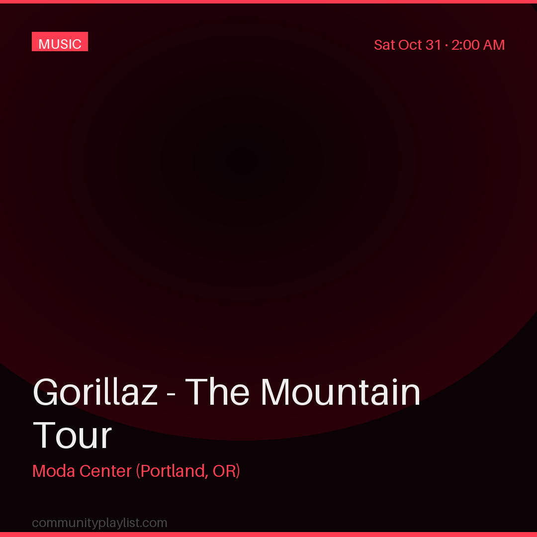 Gorillaz - The Mountain Tour