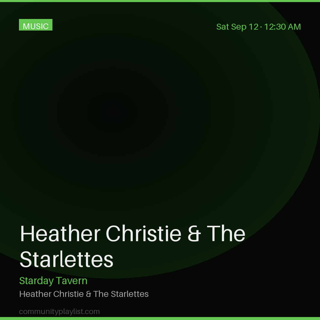 Heather Christie & The Starlettes