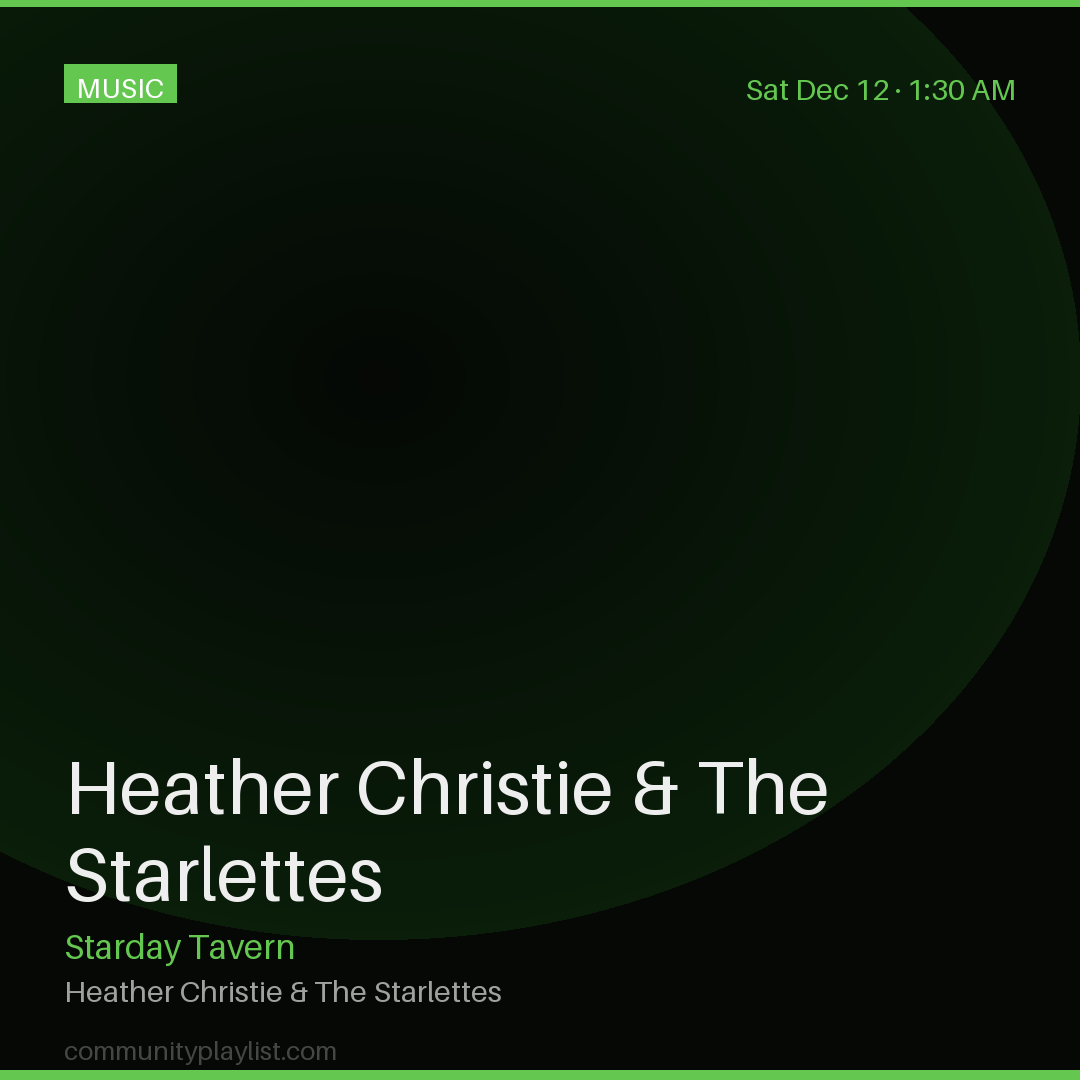 Heather Christie & The Starlettes