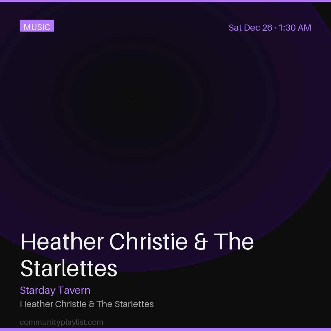 Heather Christie & The Starlettes