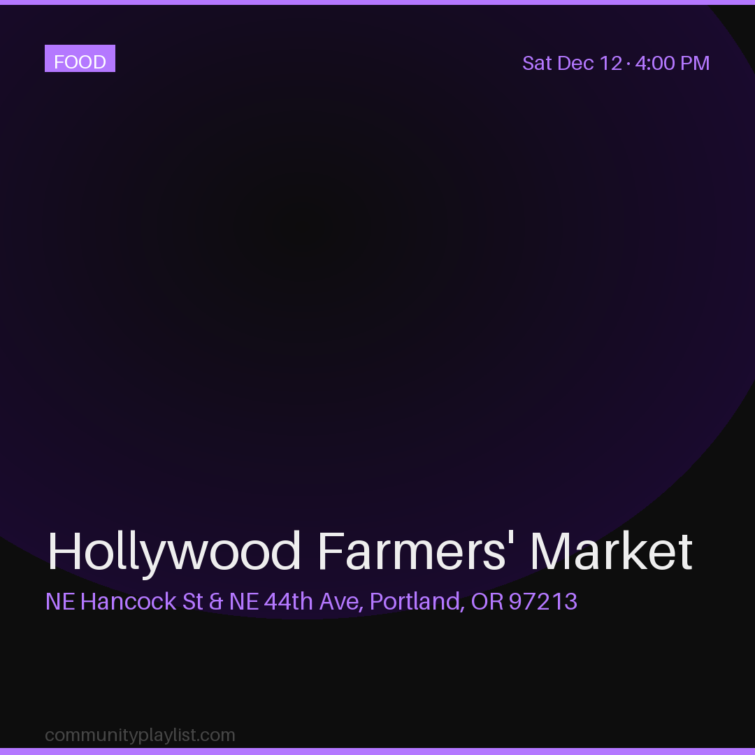 Hollywood Farmers' Market