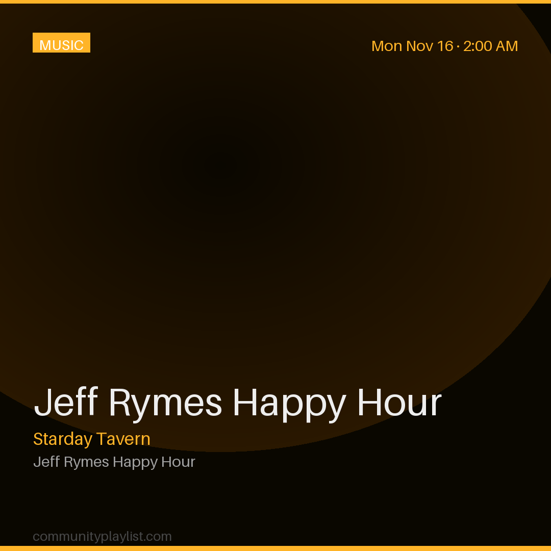 Jeff Rymes Happy Hour