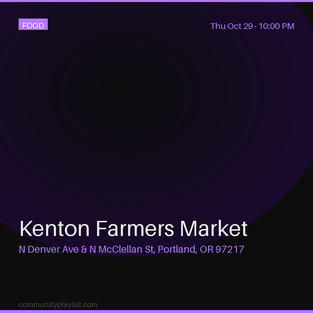 Kenton Farmers Market