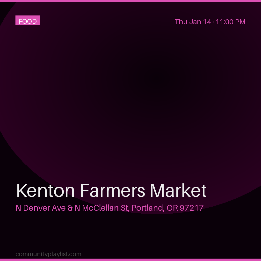 Kenton Farmers Market