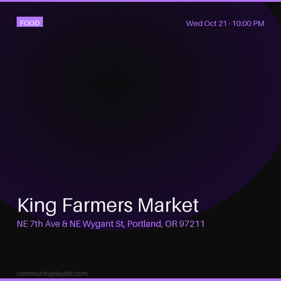 King Farmers Market