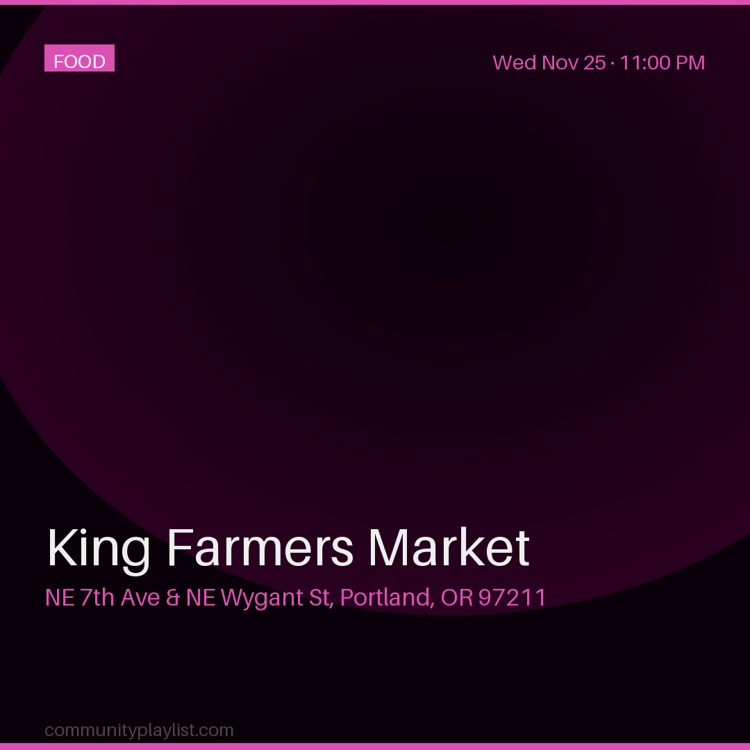 King Farmers Market