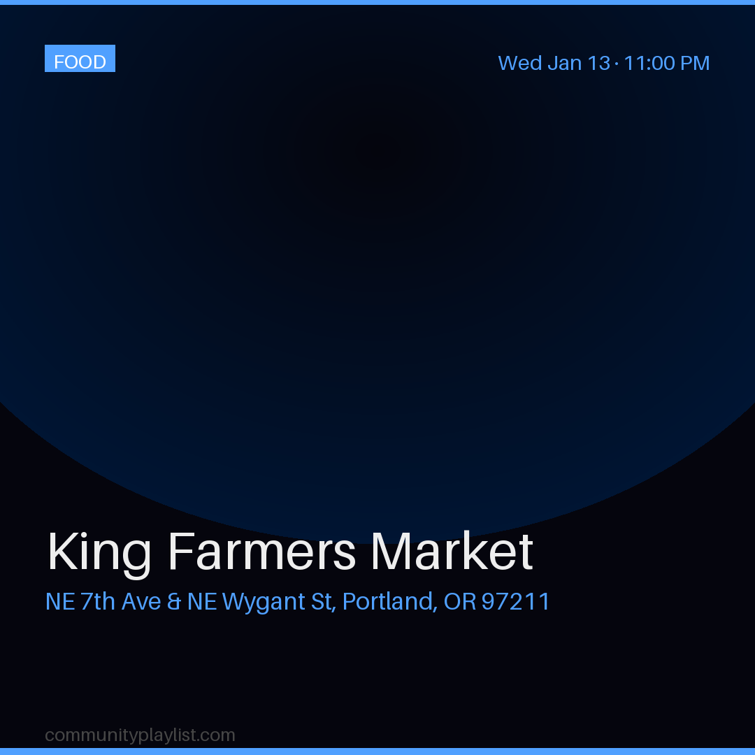 King Farmers Market