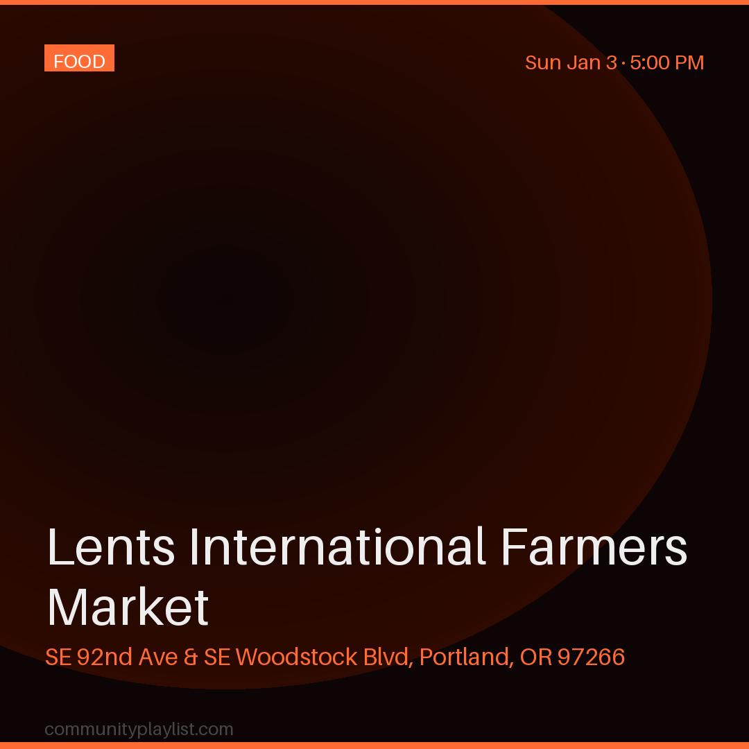 Lents International Farmers Market