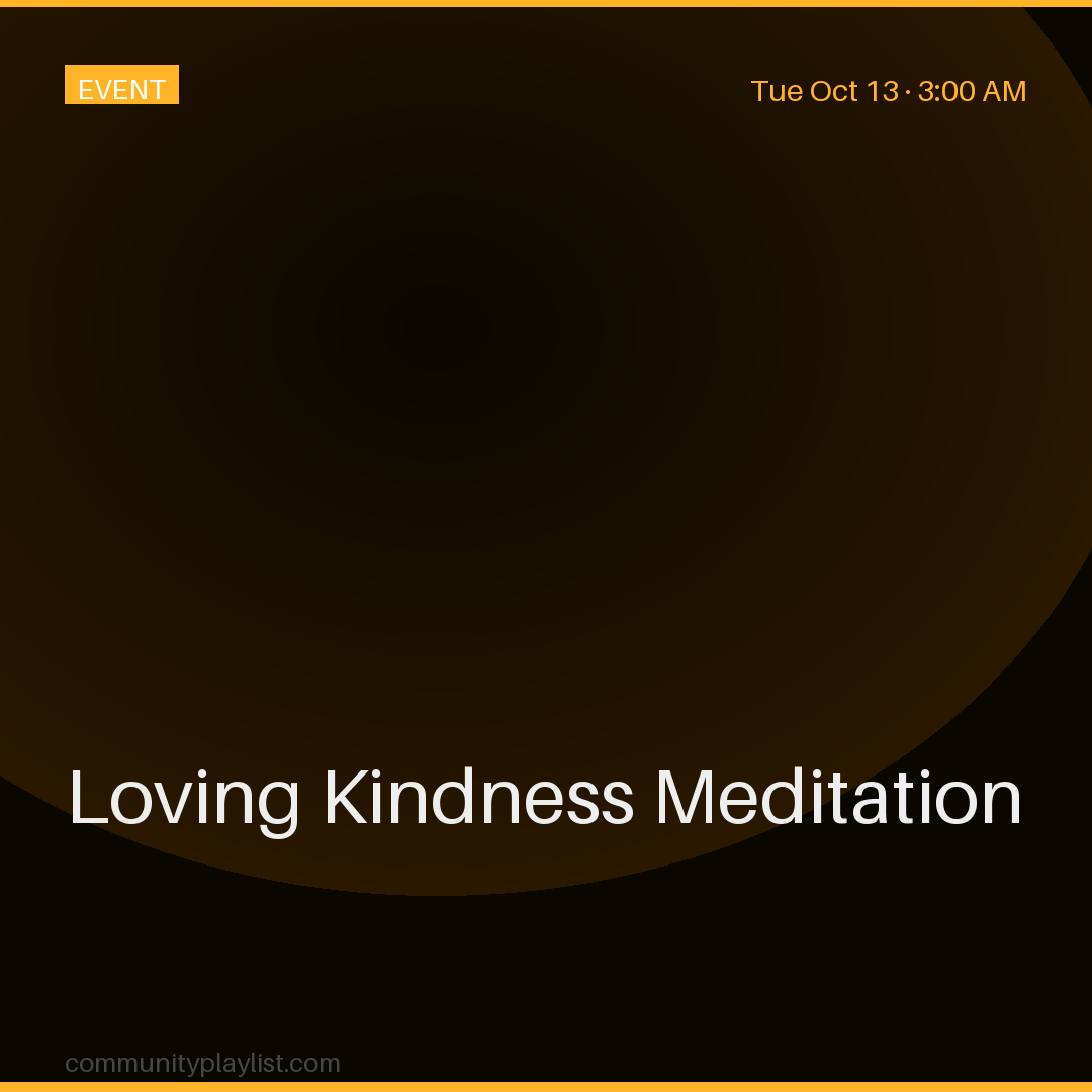 Loving Kindness Meditation