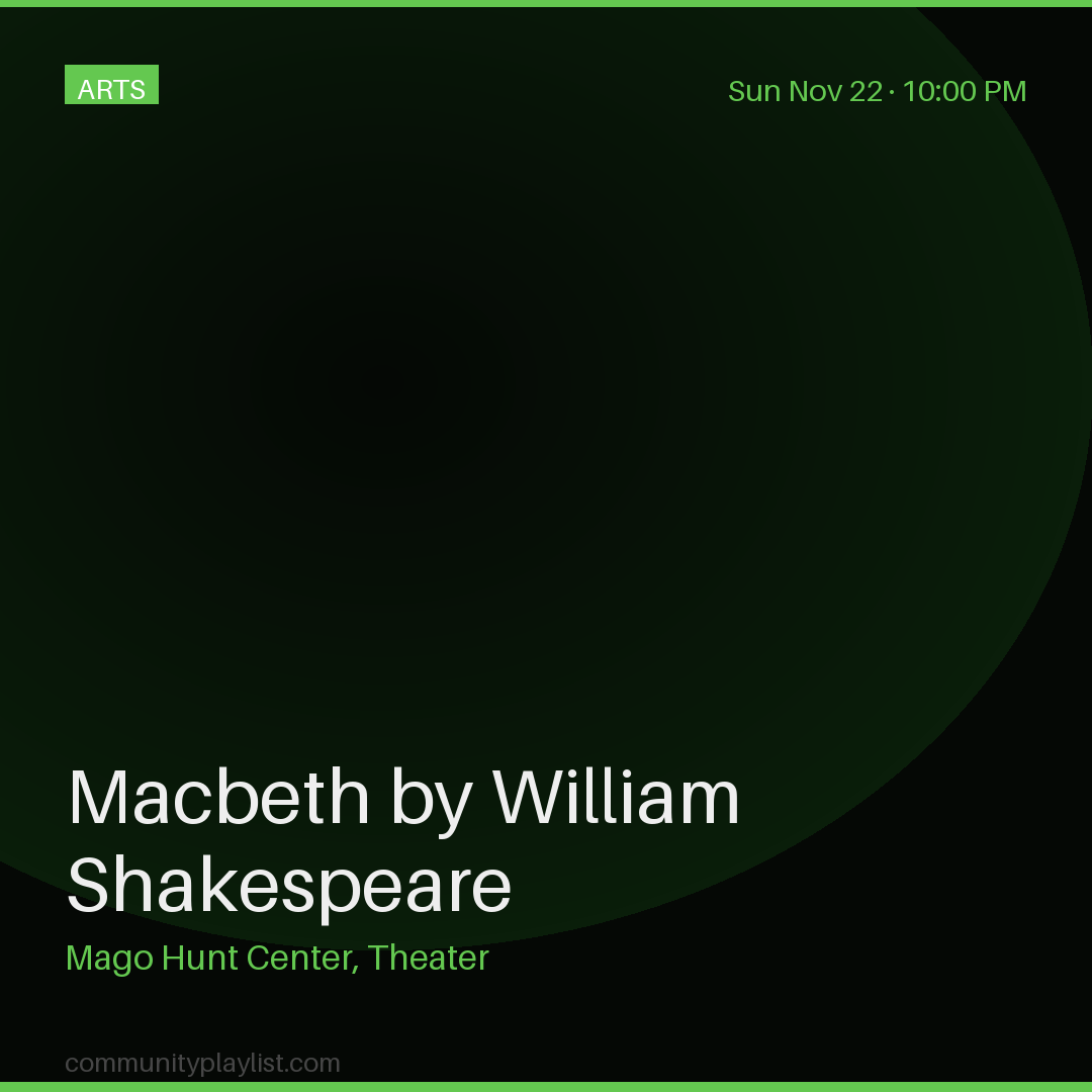 Macbeth by William Shakespeare