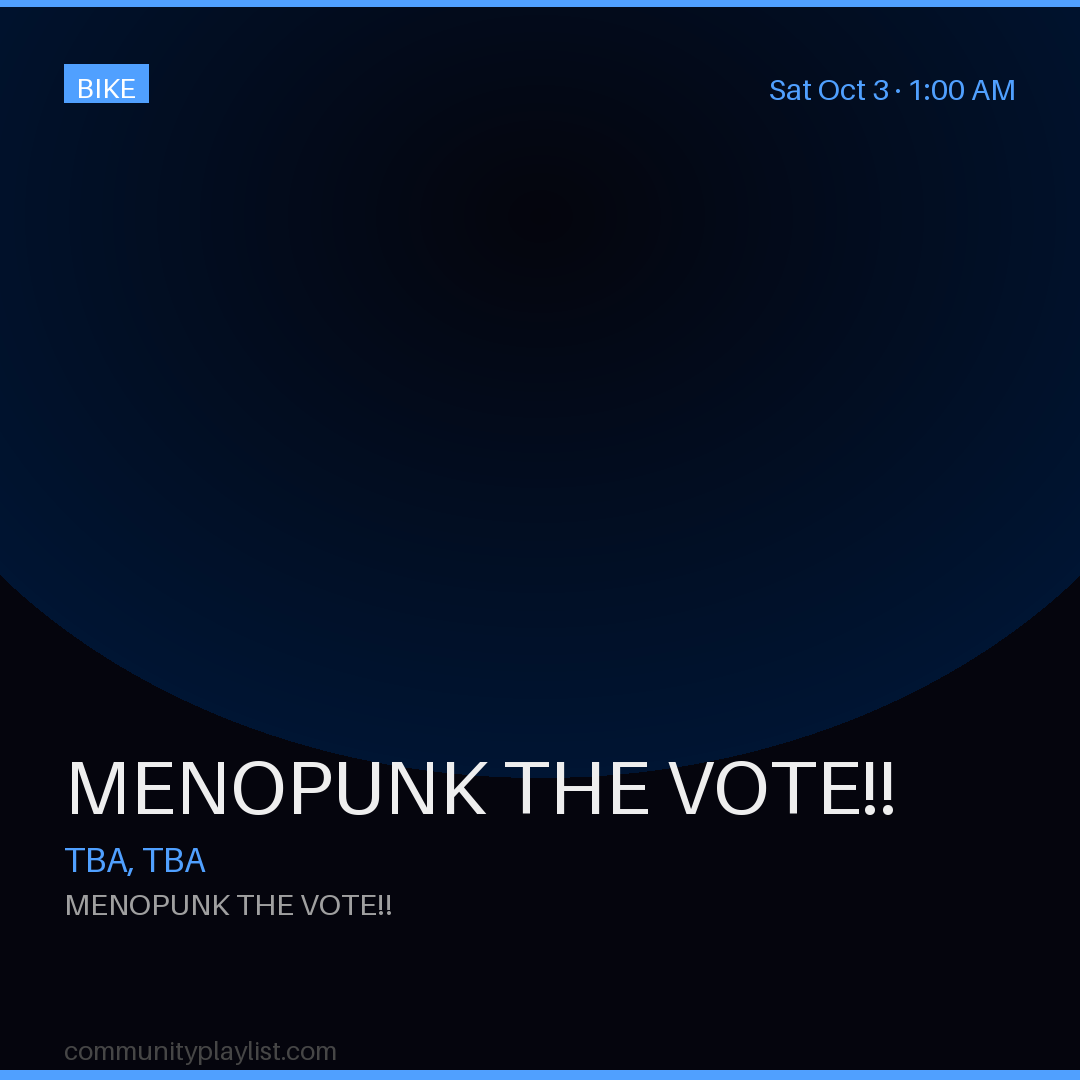 Menopunk The Vote!!