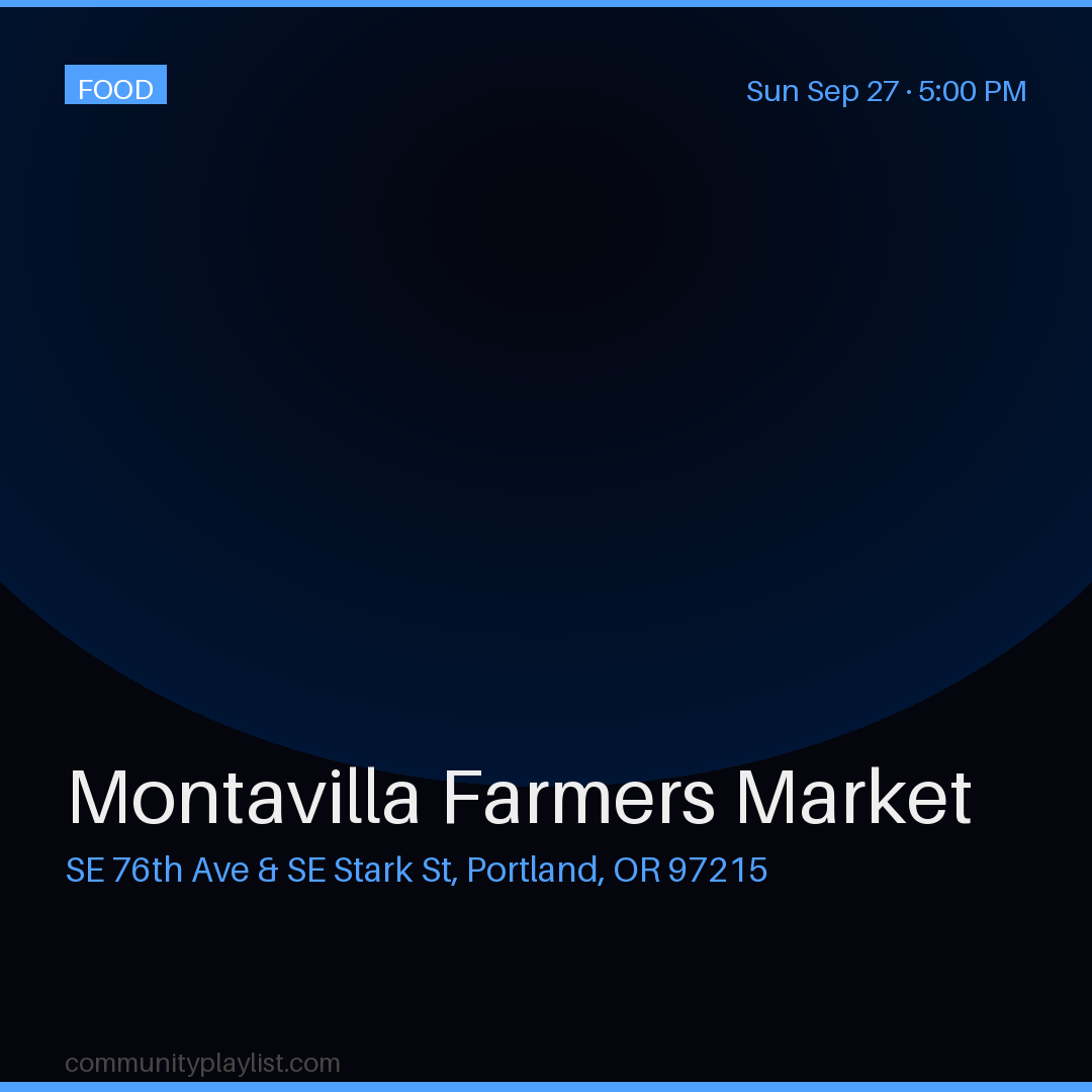 Montavilla Farmers Market