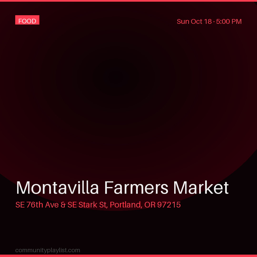 Montavilla Farmers Market