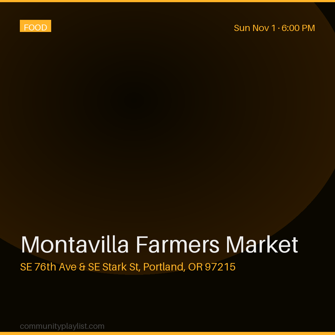 Montavilla Farmers Market