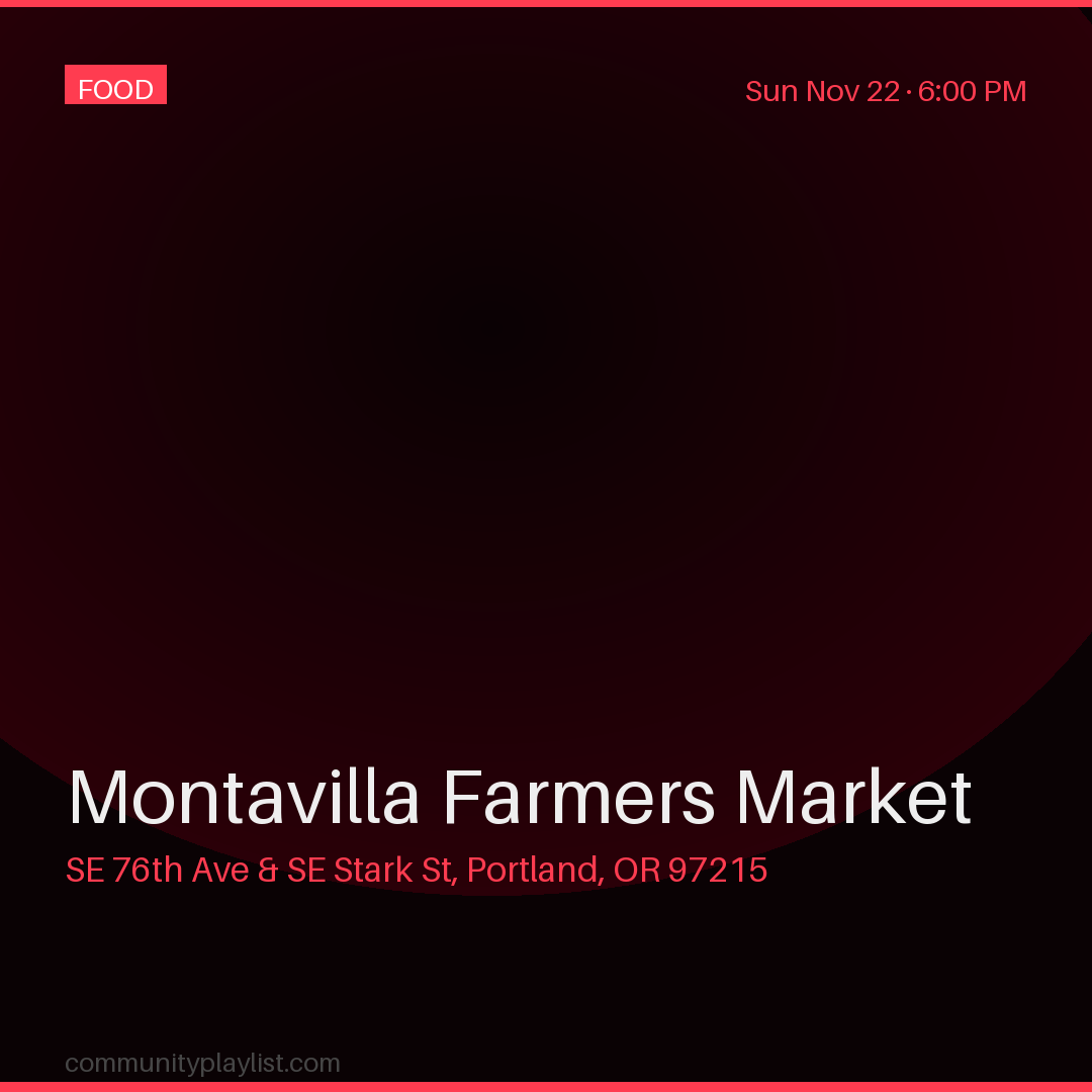 Montavilla Farmers Market