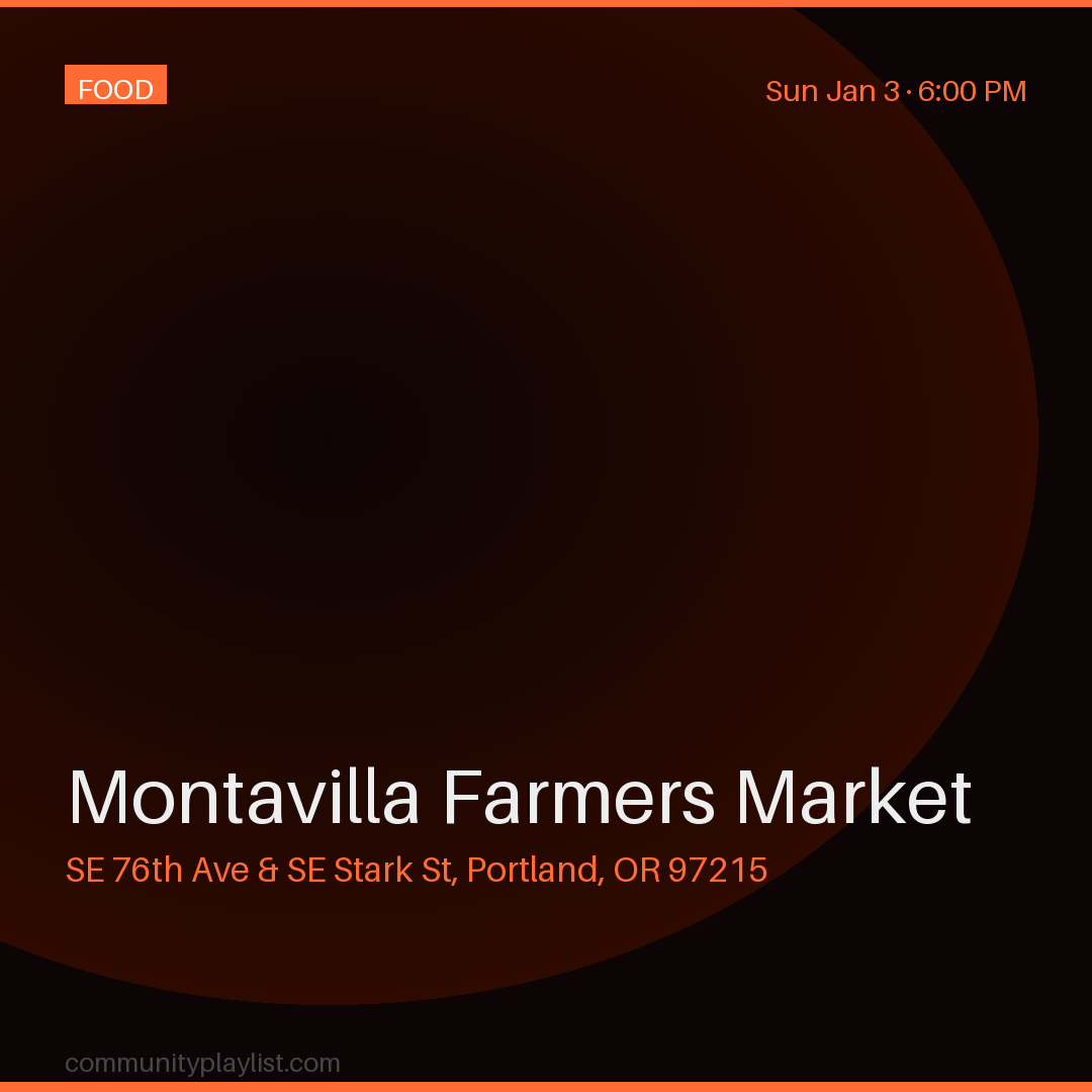 Montavilla Farmers Market