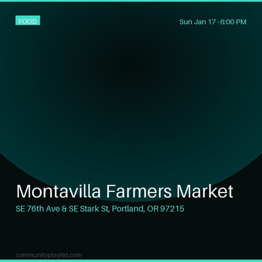 Montavilla Farmers Market