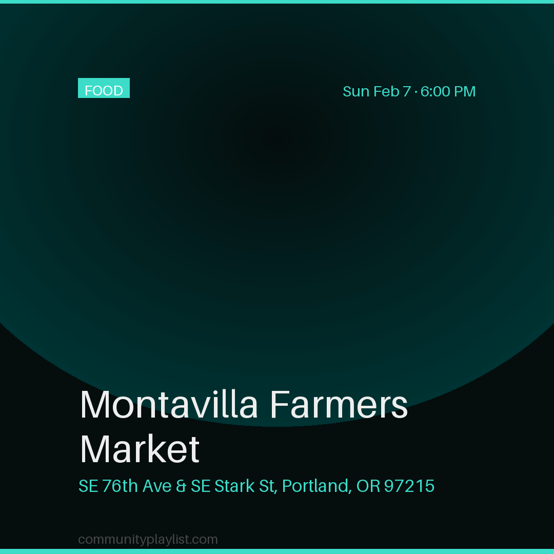 Montavilla Farmers Market