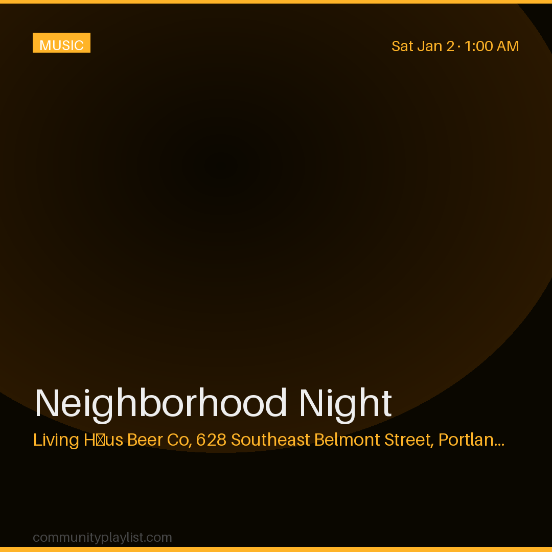 Neighborhood Night
