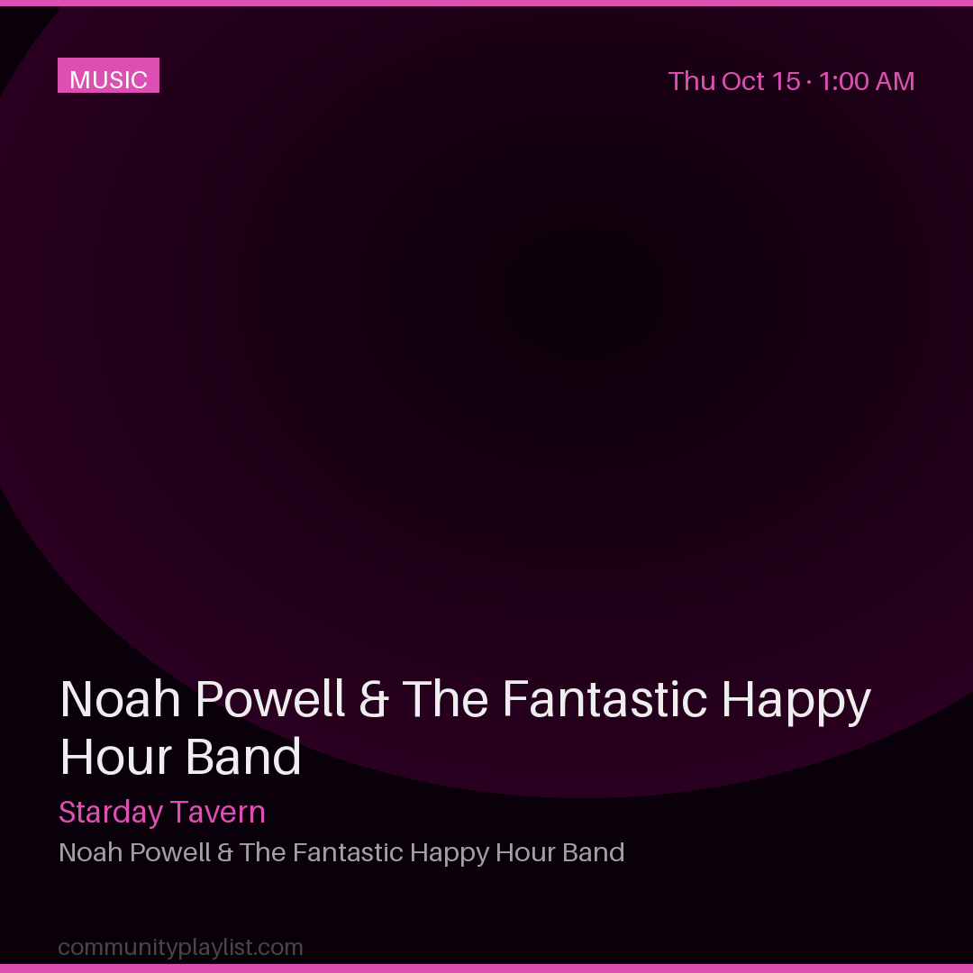 Noah Powell & The Fantastic Happy Hour Band
