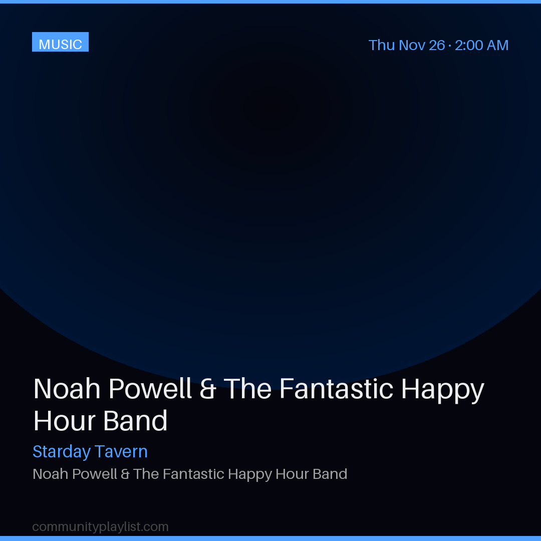 Noah Powell & The Fantastic Happy Hour Band