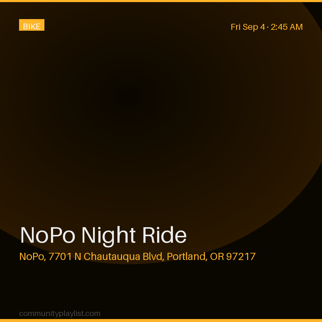 NoPo Night Ride