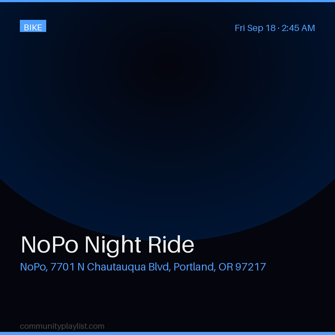 NoPo Night Ride