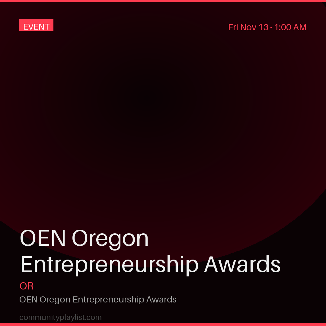 OEN Oregon Entrepreneurship Awards