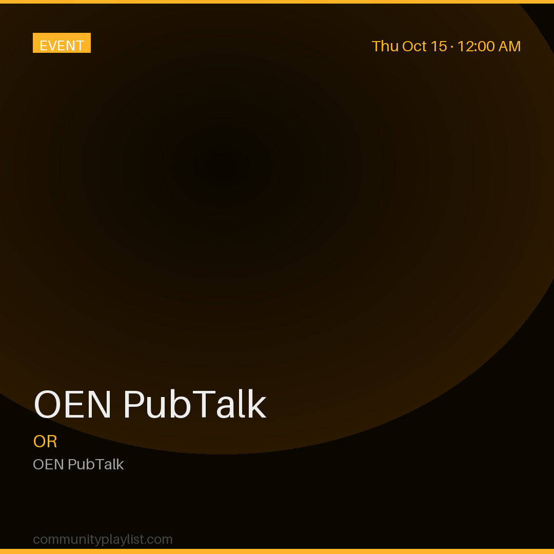 OEN PubTalk