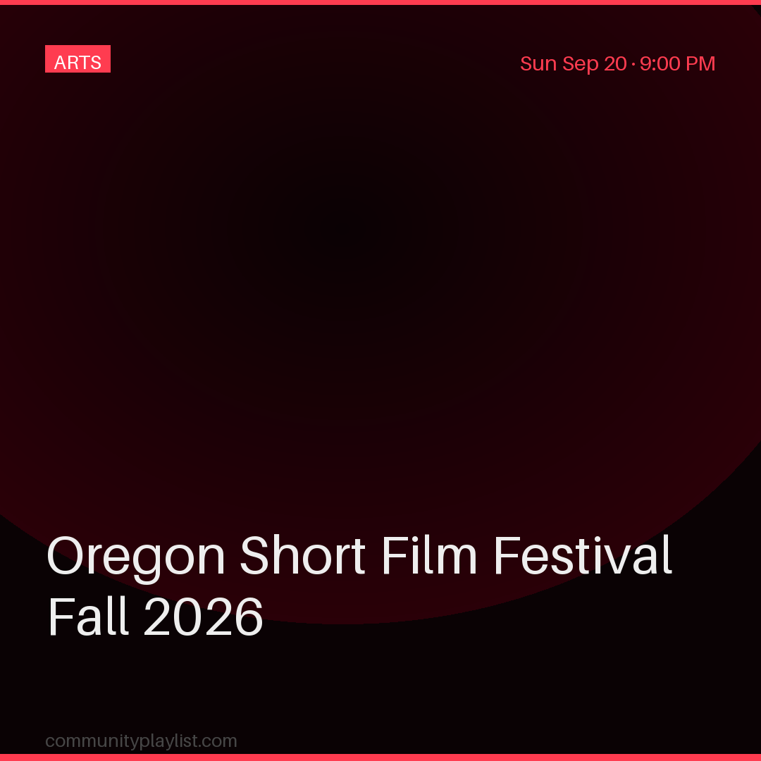 Oregon Short Film Festival Fall 2026