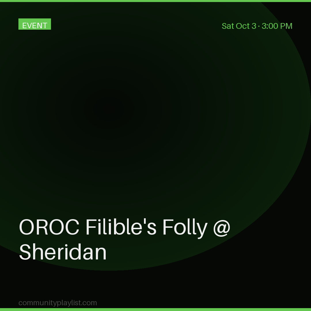 OROC Filible's Folly @ Sheridan