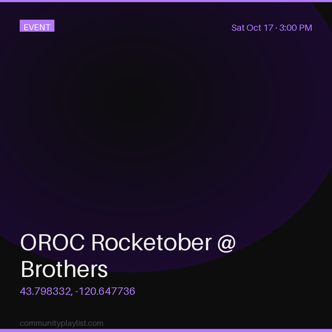 OROC Rocketober @ Brothers