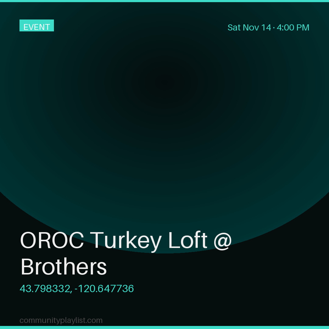 OROC Turkey Loft @ Brothers