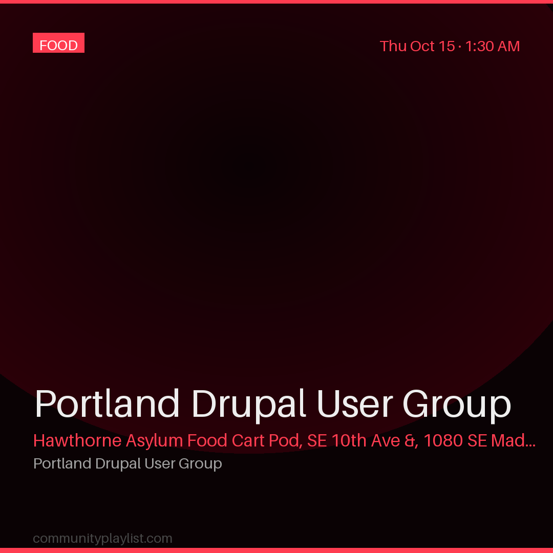 Portland Drupal User Group