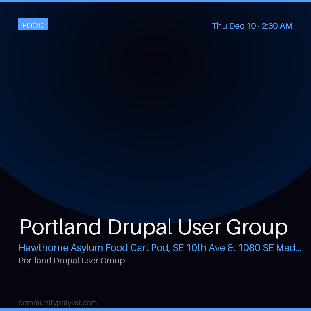 Portland Drupal User Group
