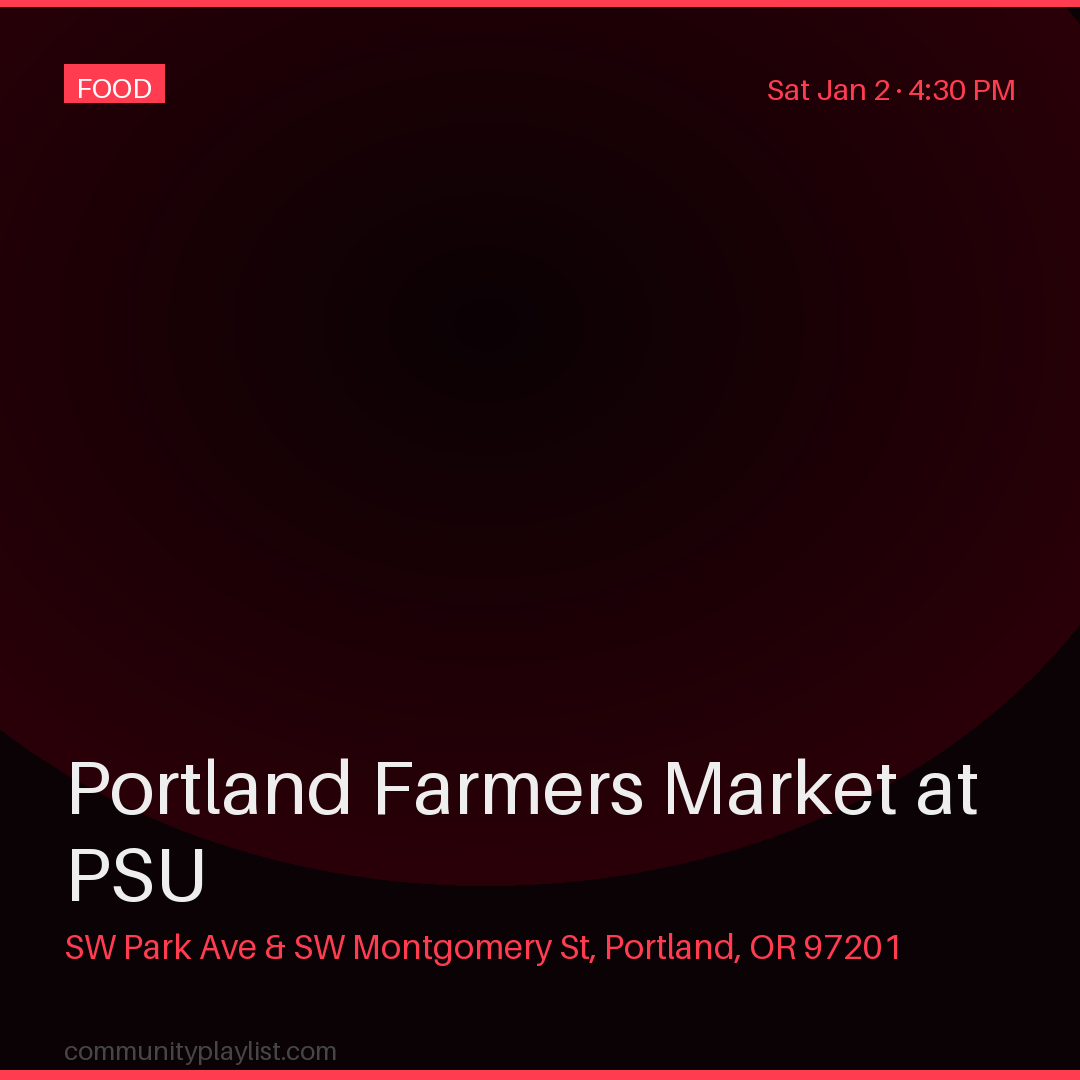 Portland Farmers Market at PSU