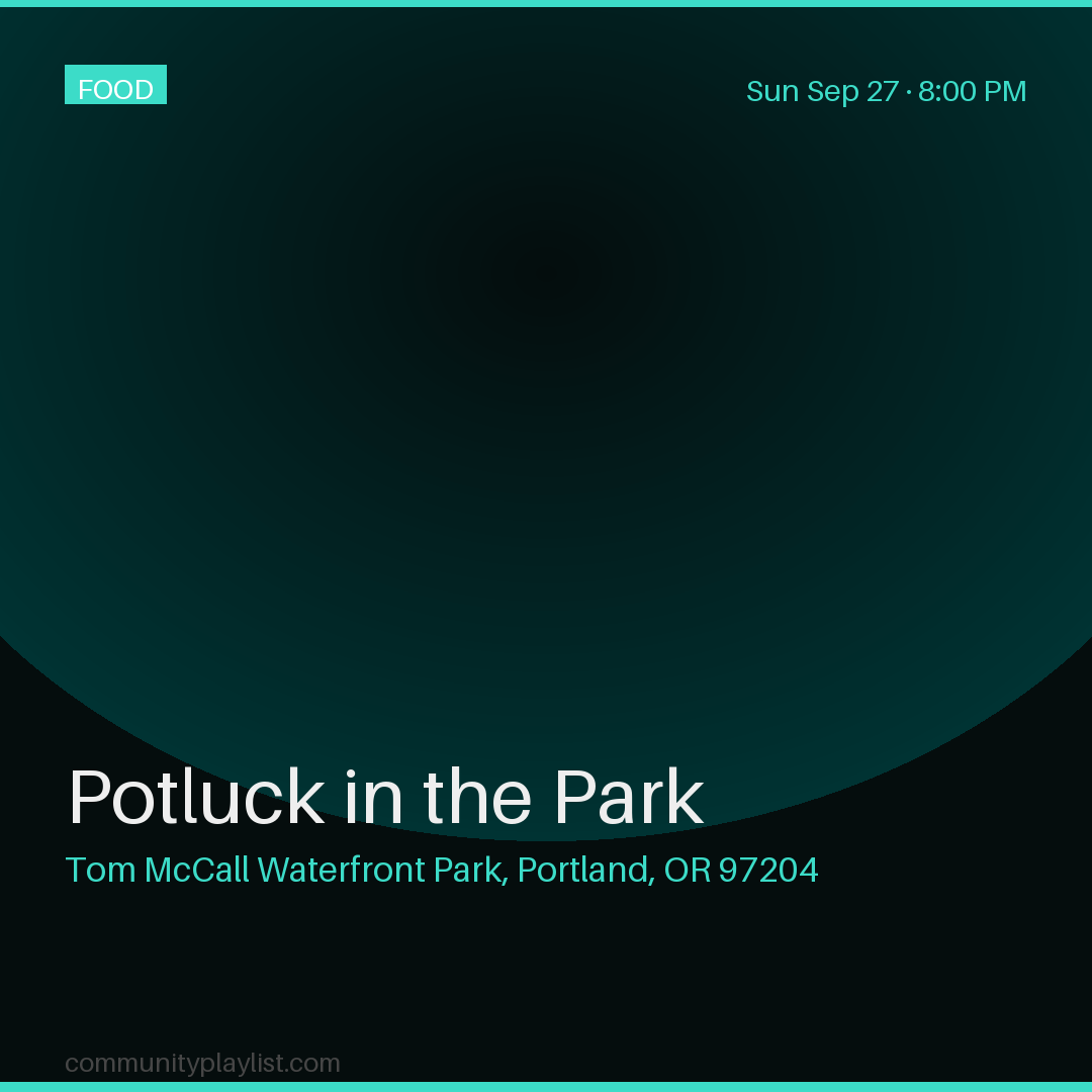 Potluck in the Park