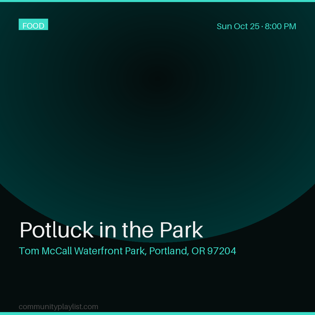 Potluck in the Park